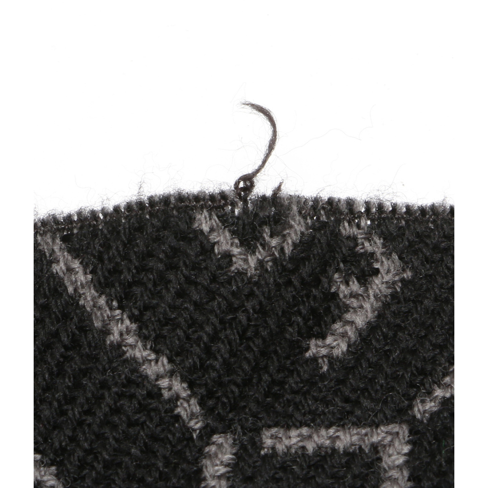 Fendi Pattern Muffler Handbag Black - image 7